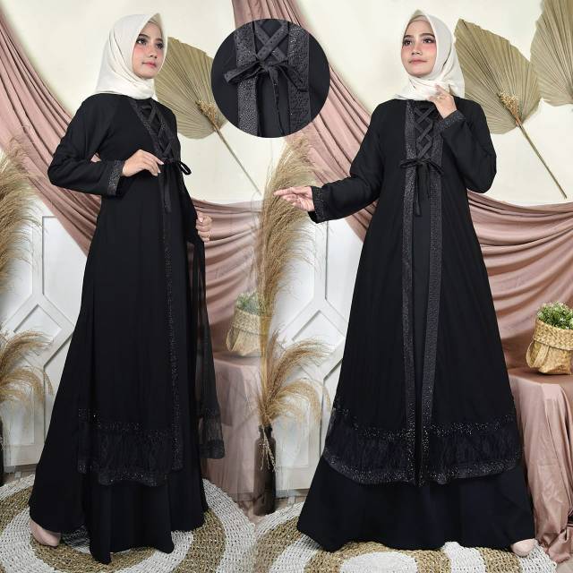 Abaya Sabyan 01/Gamis Hitam Arabian/Abaya Turkey/Long Dress