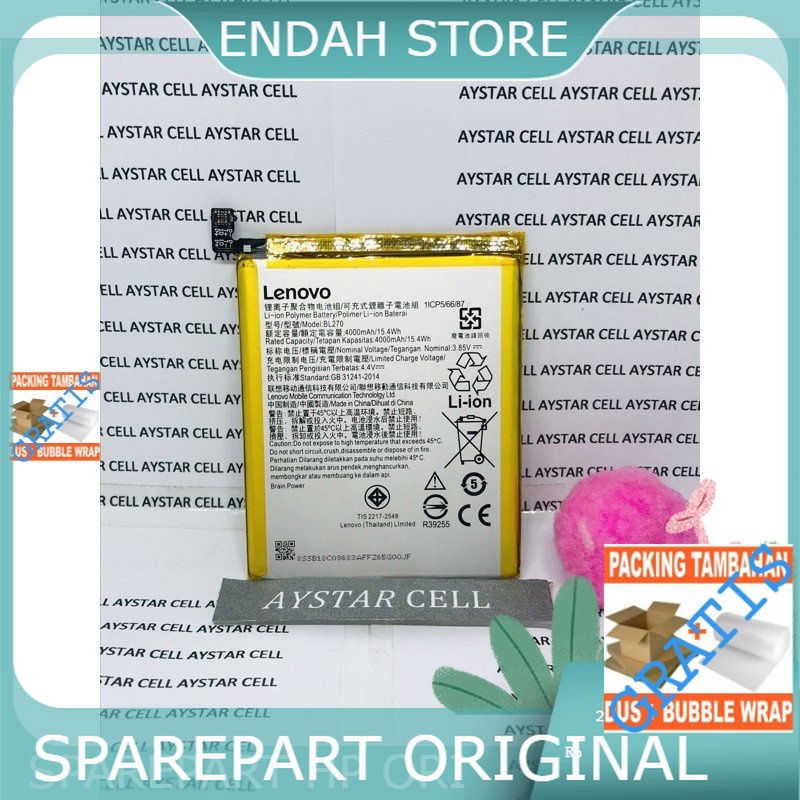 BATRE BATERAI BATTERY LENOVO K6 NOTE K6 PLUS  K8 NOTE K8 PLUS MOTO G6 PLAY ORIGINAL