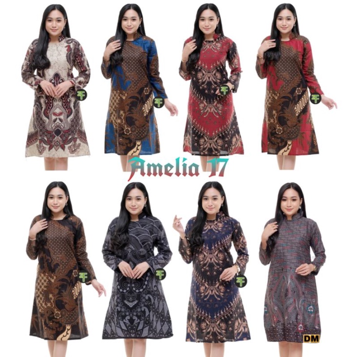 Model Baju Batik Wanita Terbaru 2022 Atasan Lengan Panjang Tunik Wanita - tunik batik atasan muslim 