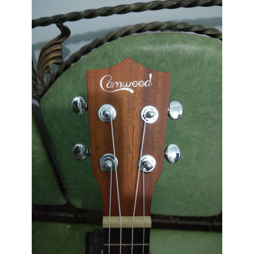 Ukulele Soprano Original Camwood Warna Brown Full Set Jakarta Murah