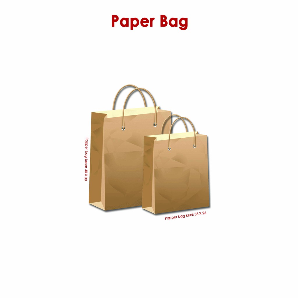 

PAPER BAG COKLAT POLOS - PER LUSIN