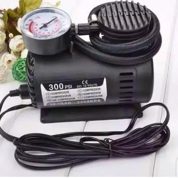 ((TERLARIS)) Kompresor Mini Pompa Angin Ban Mobil Motor Air Compressor DC Lighter Car elektrik seped