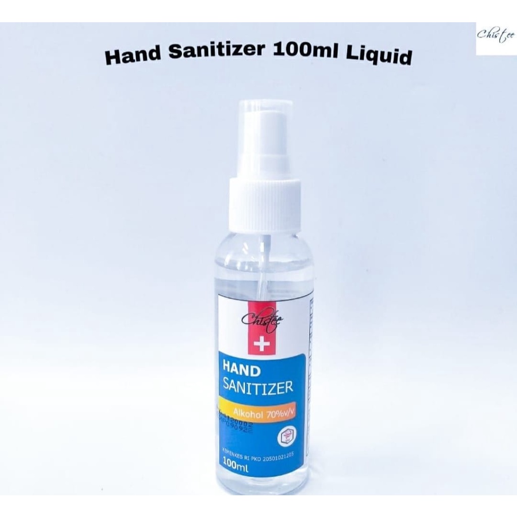 HAND SANITIZER LIQUID/SPRAY CHISTEE 100ML