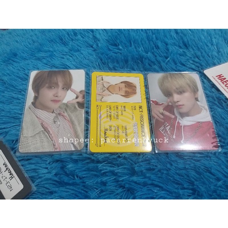 [baca deskripsi]official haechan departure arrival kihno reso pt.2 id access card