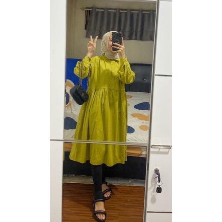 LIANA TUNIK RAYON PREMIUM / TUNIC POLOS / ATASAN BAJU WANITA KEKINIAN / LONG TUNIK KATUN RAYON / OUT