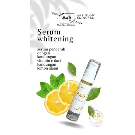 SERUM GLOWING WHITENING A&S GLOW ORIGINAL