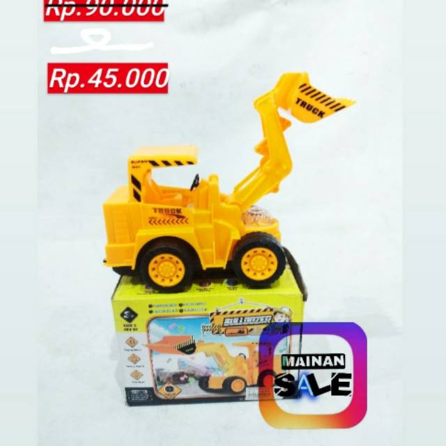 Mainan truck buldozer