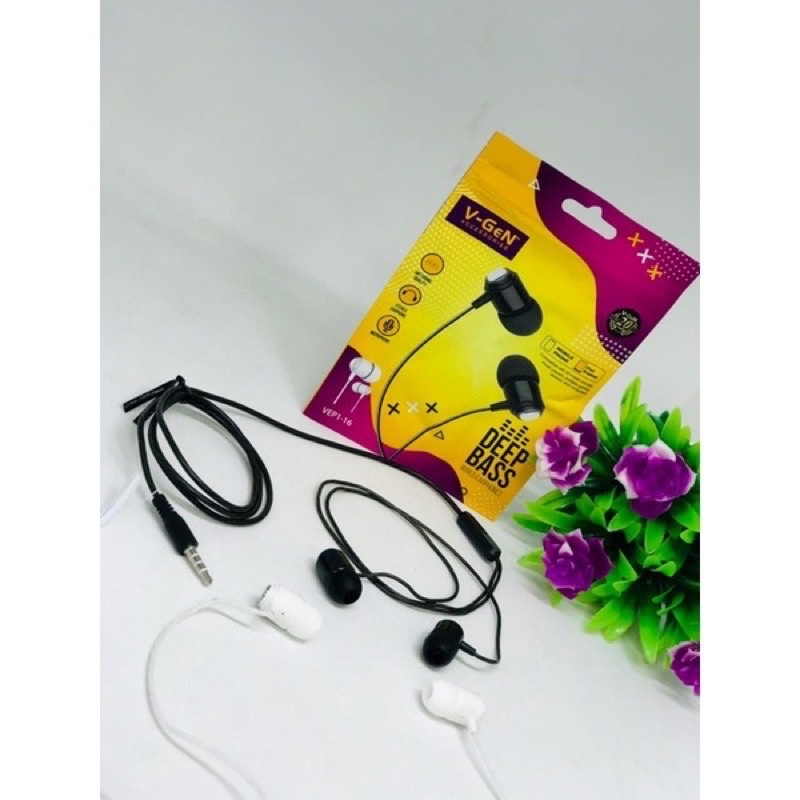 PROMO HANDSFREE VGEN VEP1-16 ORIGINAL STREO PHONE HIGH QUALITY