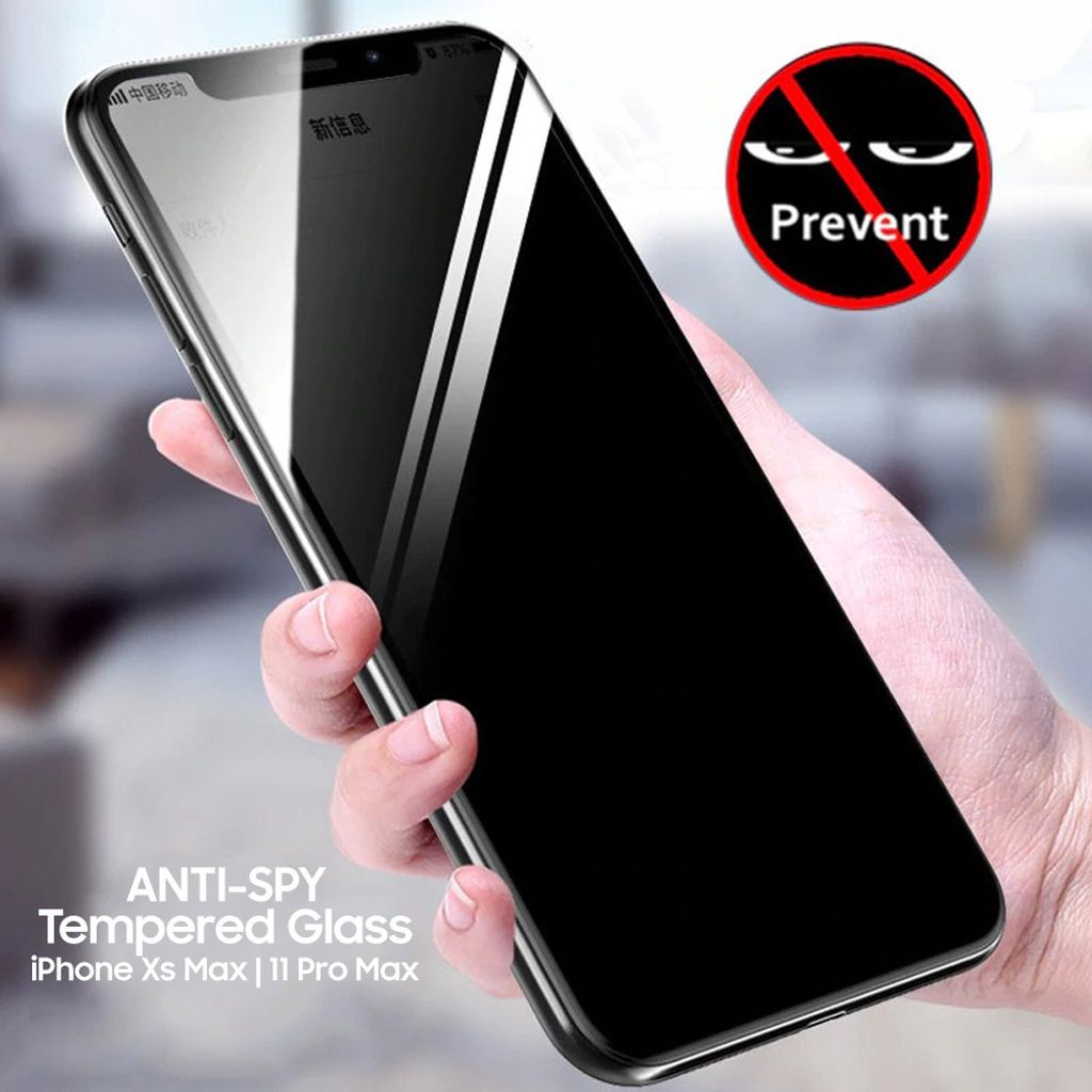 Tempered Glass Anti Gores Spy iPhone 12 Mini Pavareal PG-18 Full Cover Screen Protector