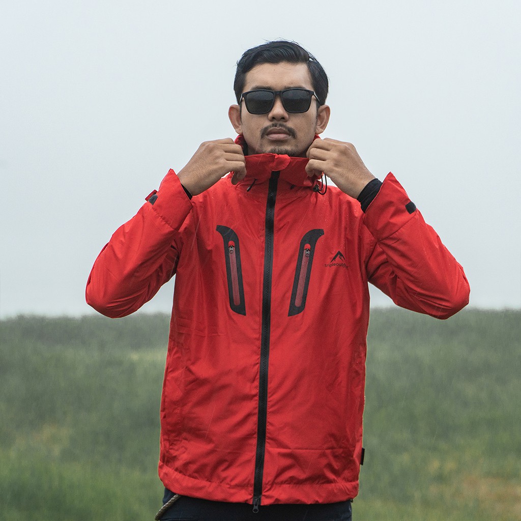 Jaket Triple GoreTex packlite active jacket - Jaket Waterptoof  Windproof - Jaket triple summit