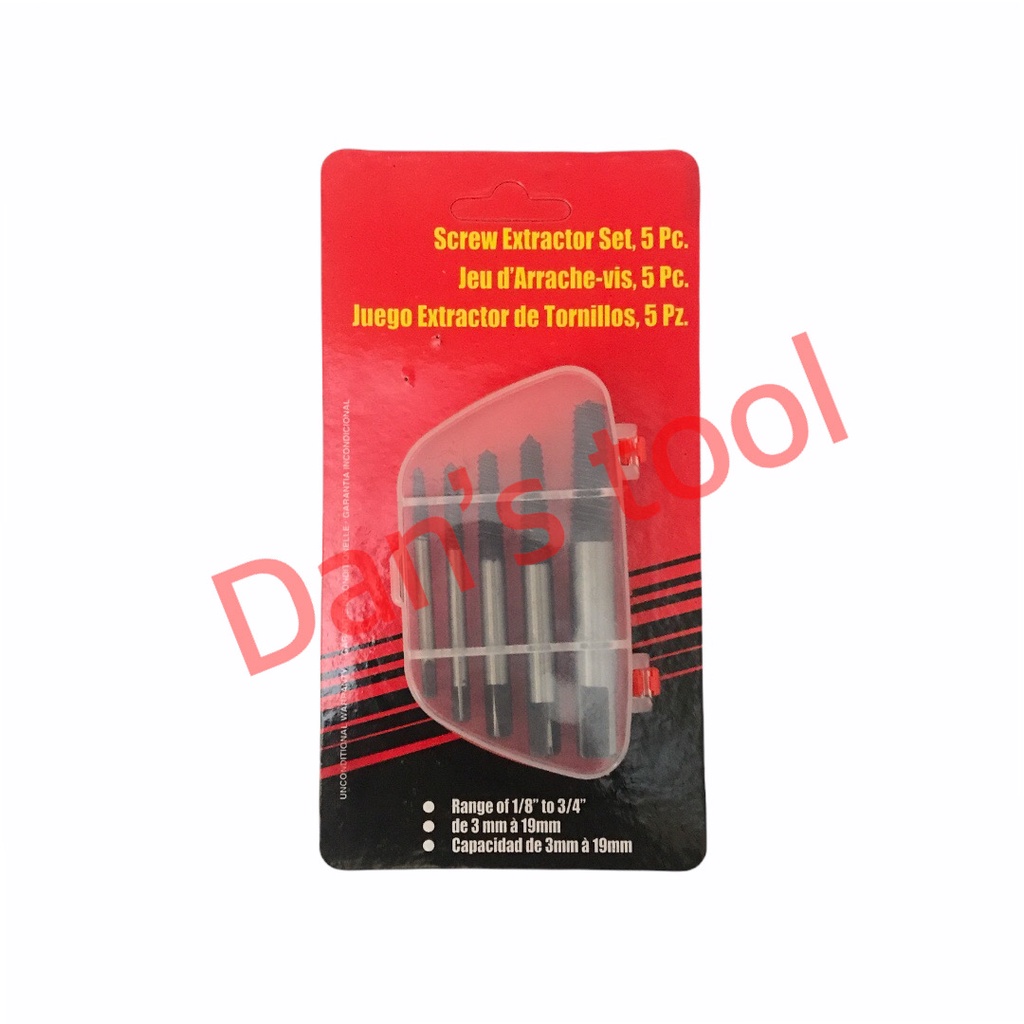Tap Balik / Screw Extraxtors Set 6pcs Prohex