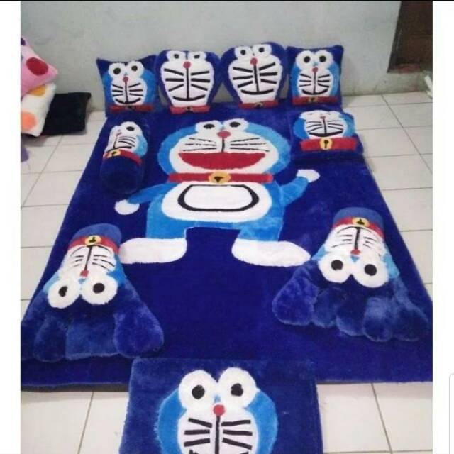 Kasur Lantai Bulu Karpet Karakter Ukuran 200 X 140 Tebal 4 5cm Ratu Karpet Shopee Indonesia