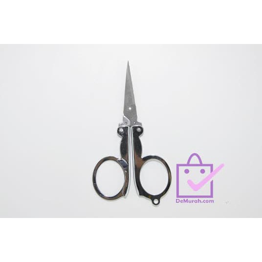 

Promo SKU-0286 Gunting Lipat Stainless Steel Klasik / Travel Scissor Elegan