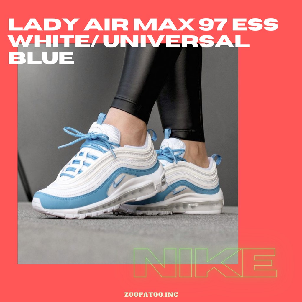 LADY AIR MAX 97 - ESS WHITE/ UNIVERSAL BLUE | IMPORT PREMIUM QUALITY
