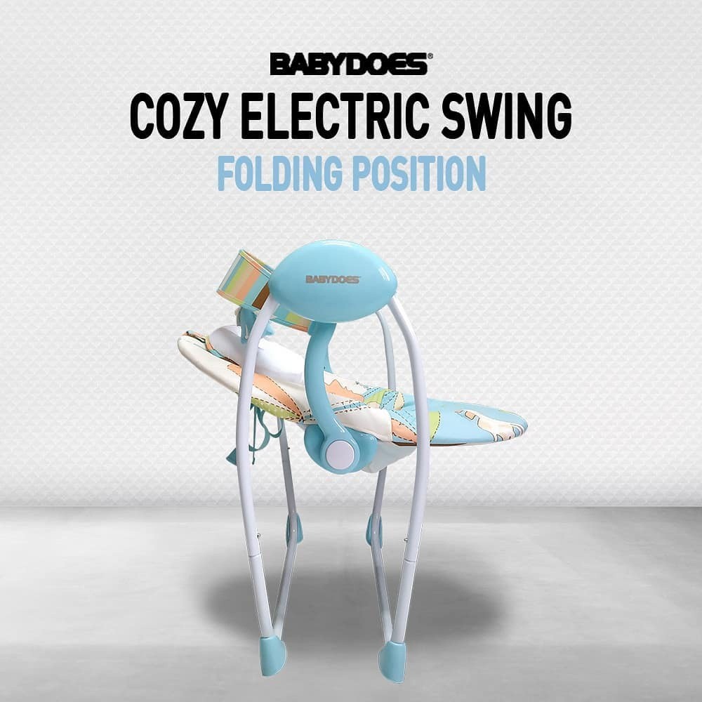 bouncer babydoes cozy electric swing ayunan bayi