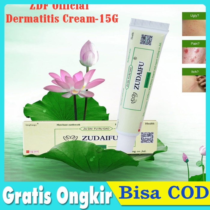 ZUDAIFU SALEP OBAT CINA GATAL EKSIM DERMATITIS PSOARISIS JERAWAT ROSACEA ANTI BAKTERI INFEKSI JAMUR