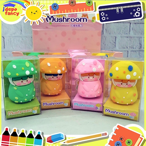 

Rautan Pensil WB-71008 Mushroom / Sleper / Sharpener / Peruncing Pensil