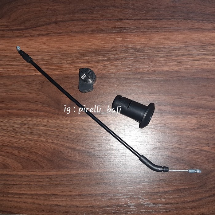 Seling Jok LX dan Vespa S Kabel Sadel Ori Kunci Saddle