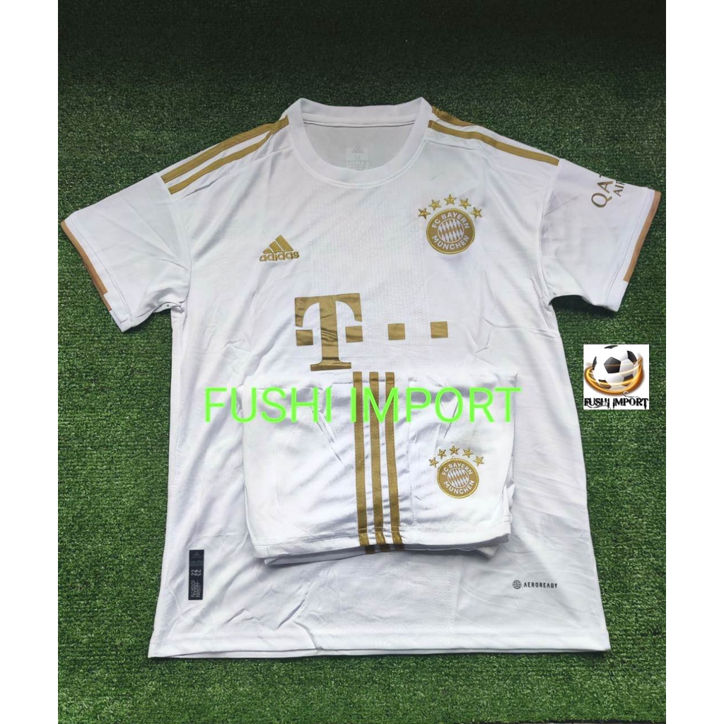 Setelan Jersey Baju Bola Munchen Away 2022 2023 ( Fullset Satu Set ) Grade Ori