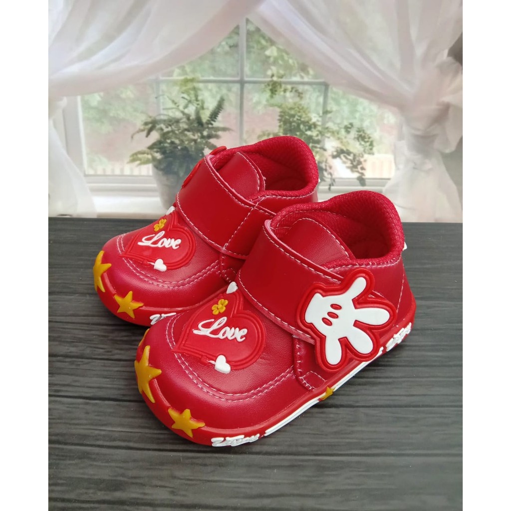 Sepatu anak Sneaker Lucu Sepatu anak Perempuan PLATERAN BUNGA Terbaru 1 - 3 thn