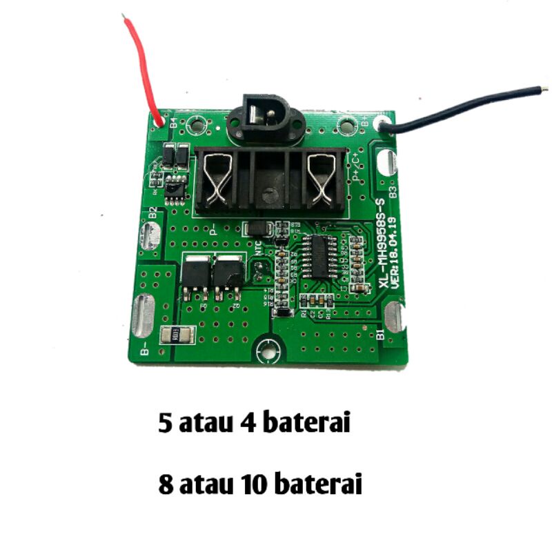 Modul Bms 4s 5s baterai bor impact gerinda 18v 20v 21v 36v 48v volt cordless lithium bisa buat kova jld tool nrt pro nanwei ryu