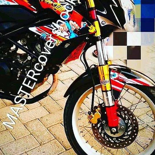 U Cover Shock Depan Motor Sport Vixion Cb150r Verza Megapro Gl Satria Fu New Cover Shock Motor Mura Shopee Indonesia