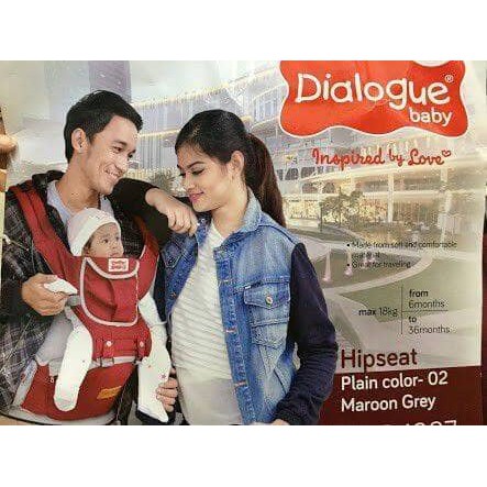 PROMO Dialogue Baby Gendongan Bayi Hipseat Plain Color DGG1007 Termurah