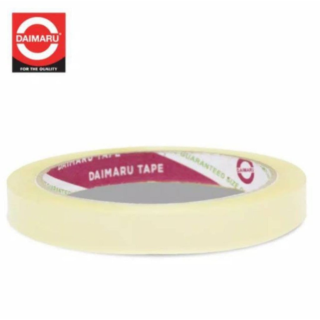 

[ROL] ISOLASI DAIMARU 0.5 INCH / 12 MM X 72 YARD TANPA BUNGKUS / SELOTIP / STATIONERY TAPE BENING