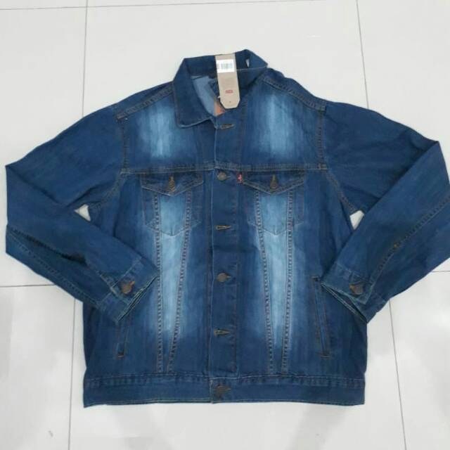 Jaket Jeans levis original asli made in usa biowash scraf