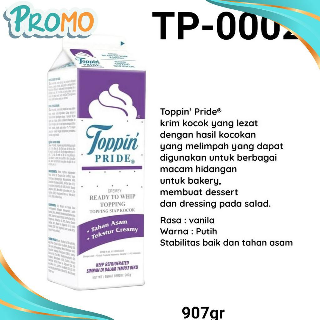 

STAR TP2 Topping pride whip whipping cream vegan Nabati plant based yamama baking