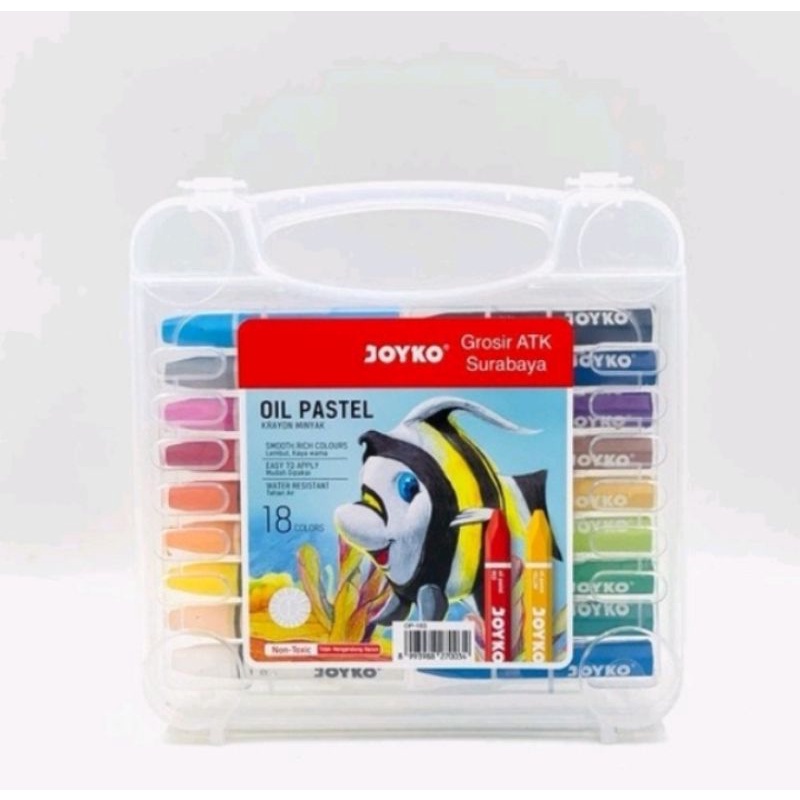 

Crayon Oil Pastel Krayon Joyko 18 warna