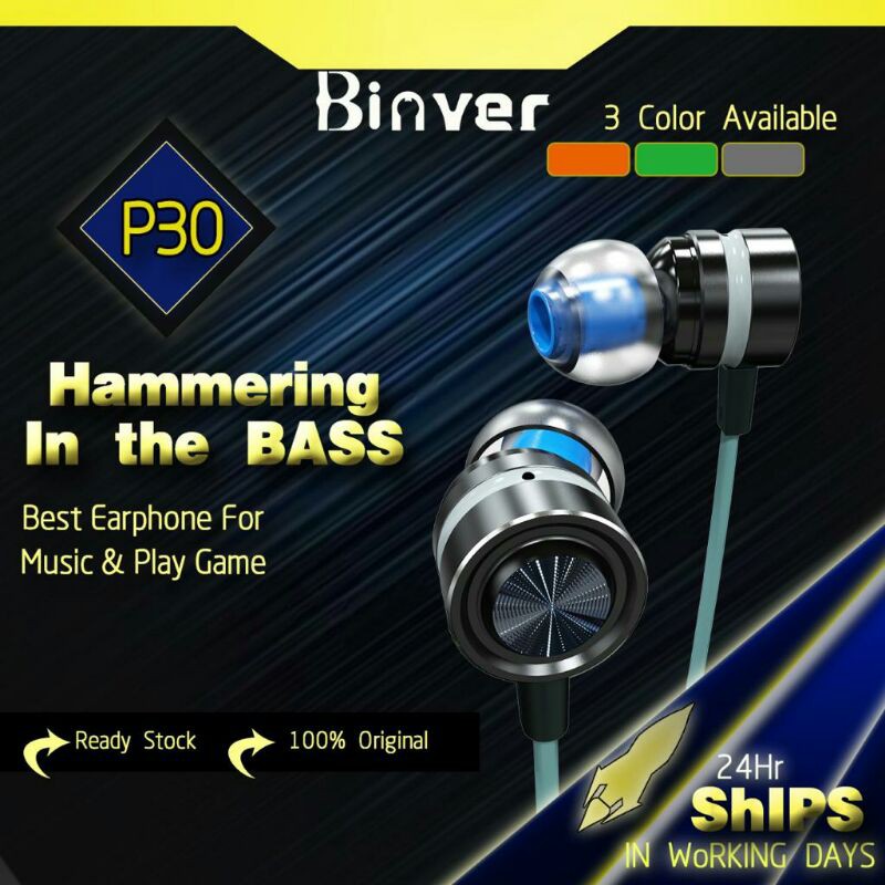 Binver P30 Headset Gaming Magnetic Earphone Gaming Hedset Gaming