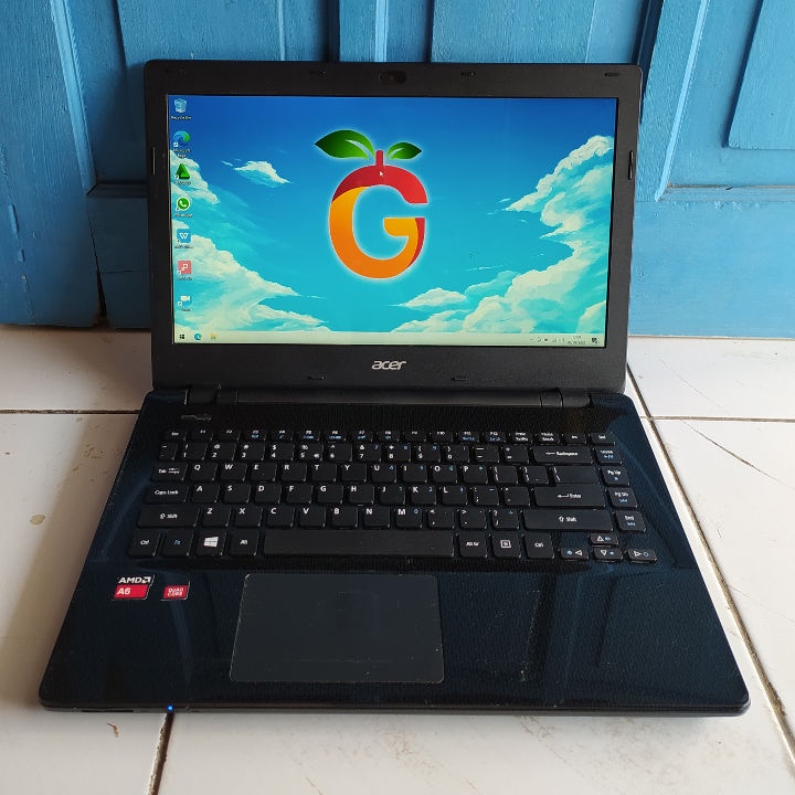 Acer E5-421 AMD A6-6310 RAM 8GB SSD 128GB VGA 1GB ATI AMD Radeon Laptop second bekas