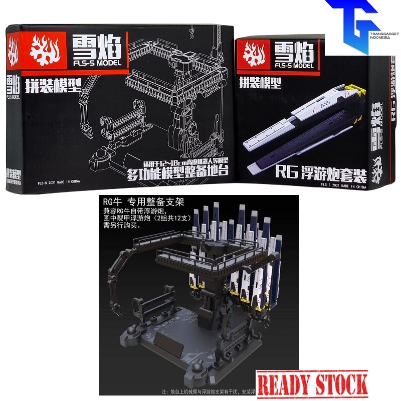 SnowFlame RG 1/144 Action Base Hangar / Funnel for Nu Ver KA Gundam
