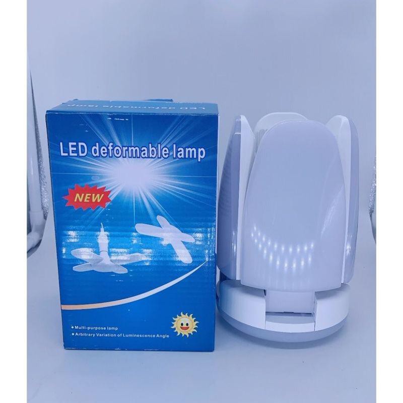 Lampu LED DEFORMABLE Lipat 28Watt 4 Baling Bulb Fan LED Kipas Bohlam Hias Lamp Lighting