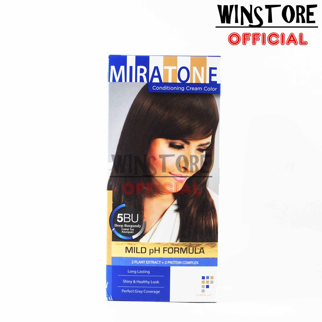 MIRATONE 5BU Deep Burgundy - Coklat Tua Keunguan Conditioning Cream Color 100% ORIGINAL PRODUCT