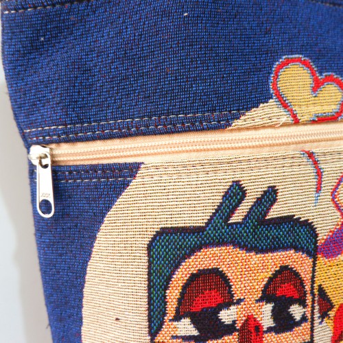 Tote bag kanvas Tenun import Etnik owl Burung Hantu gajah Thailand  terlaris termurah gajah tote wanita tebal