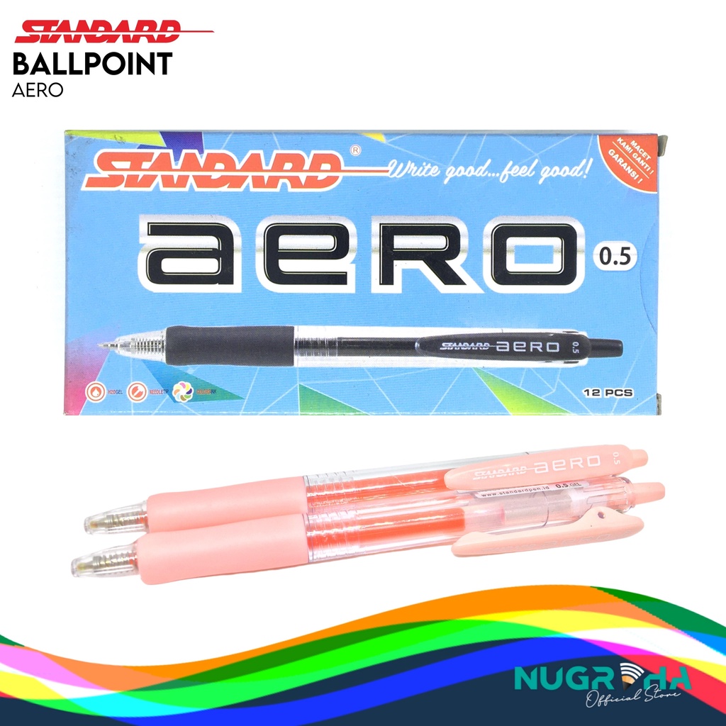 Jual BALLPOINT / PULPEN / PENA STANDARD AERO | Shopee Indonesia