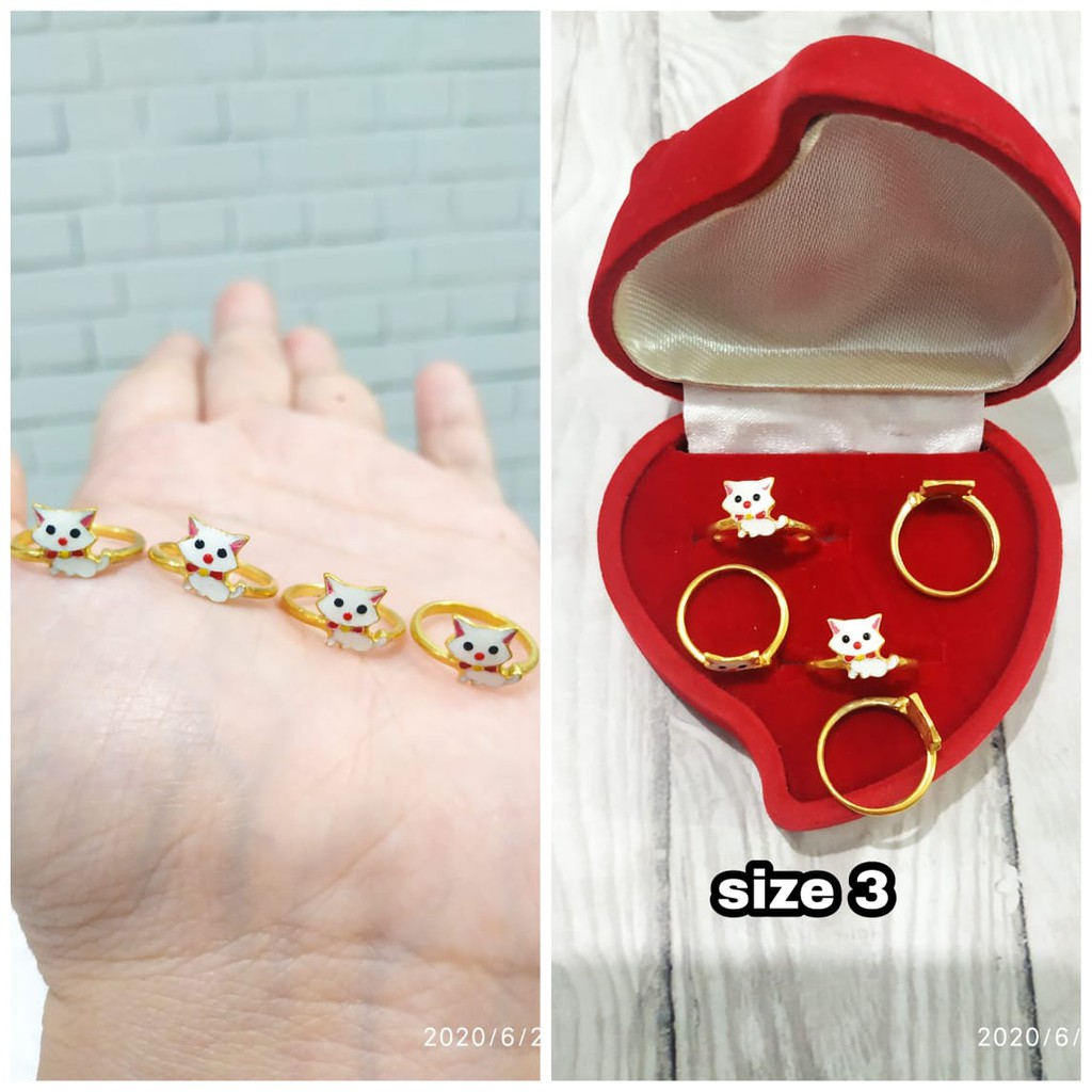 CINCIN ANAK GOLD PERAK ASLI S925 CC932