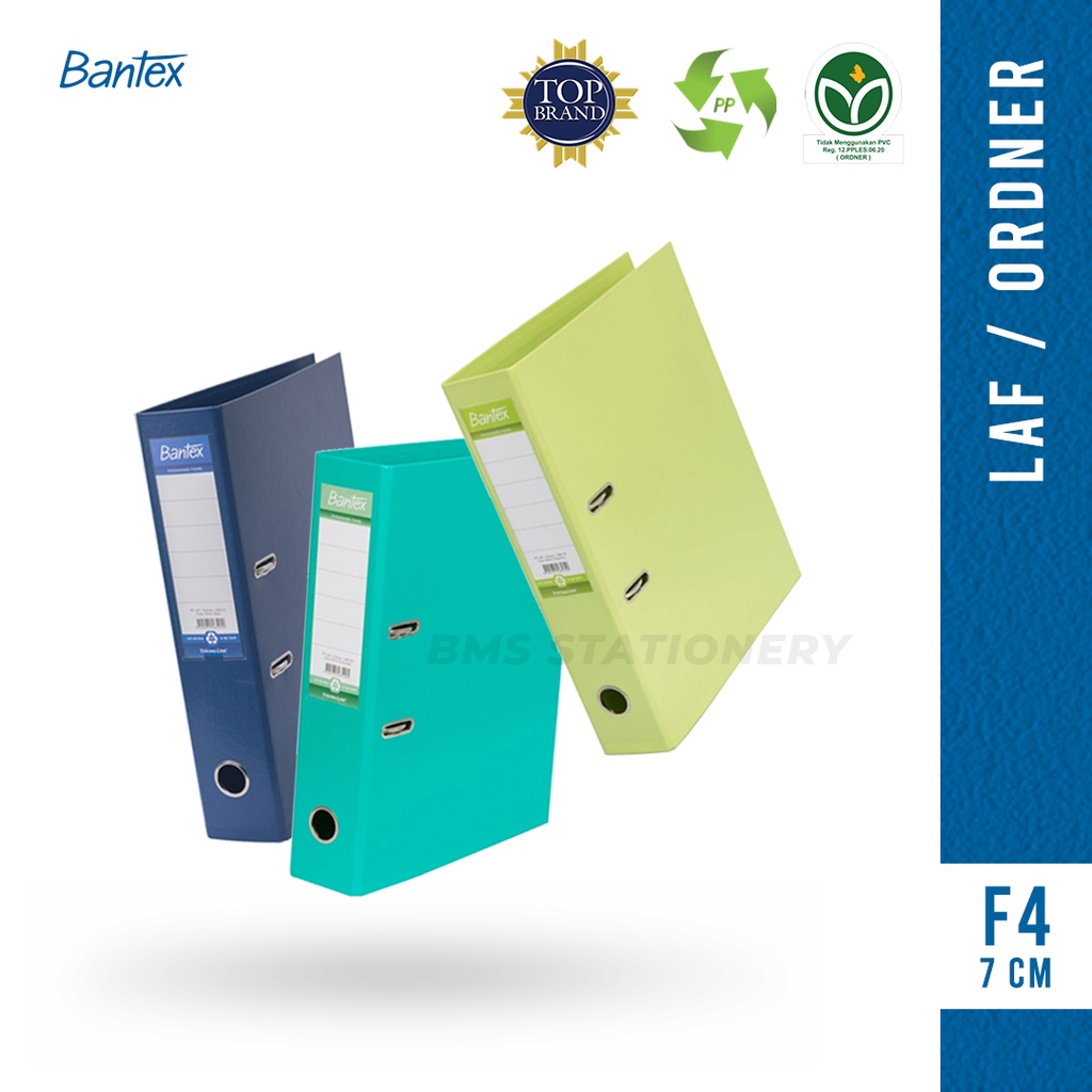 

[BIM Batam] Bantex Lever Arch File Ordner Plastic PP Folio 7cm 1465