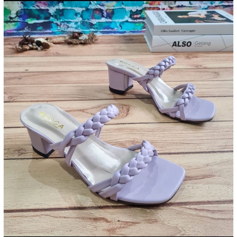 ABBUSHOES  RI 03 hak tahu kepang wanita 5cm