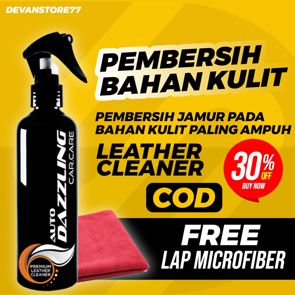 PEMBERSIH INTERIOR KULIT JOK DASHBOARD PLAFOND LEATHER CLEANER MOBIL - Leather Cleaner