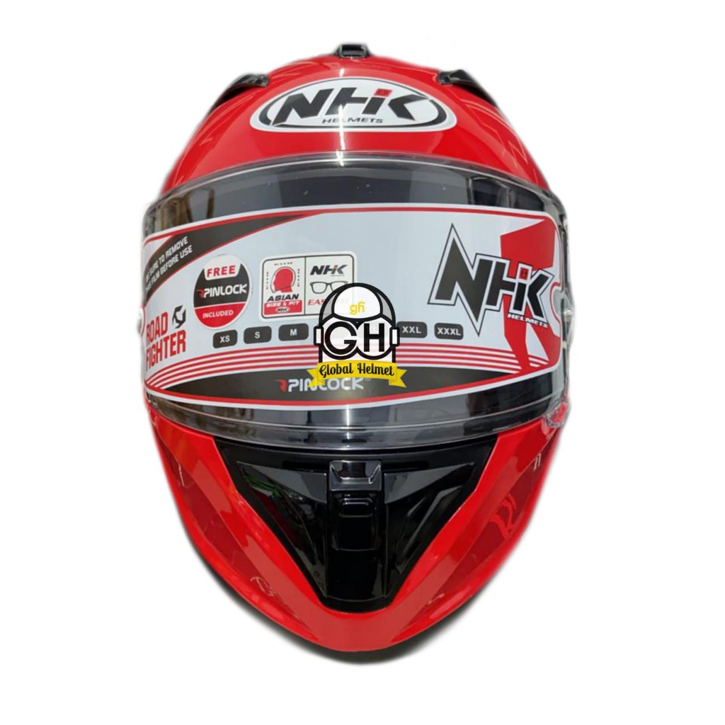 HELM NHK FULL FACE NHK GP PRIME SOLID RED