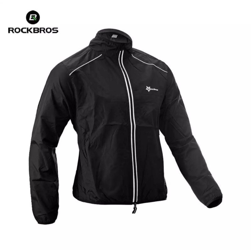 Rockbros Jaket Pria Lengan Panjang Anti Angin untuk Bersepeda YPW018G