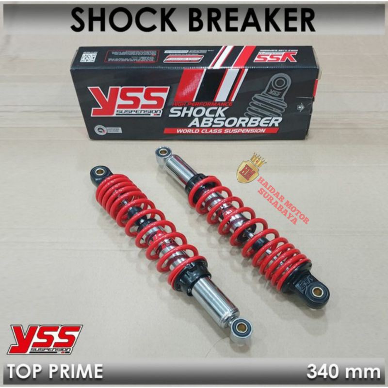 shockbreakers YSS/skok yss uk 340/320 merah/shock yss top primer