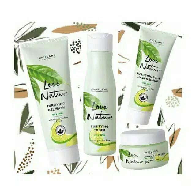 manfaat love nature purifying gel wash with organic tea tree & lime