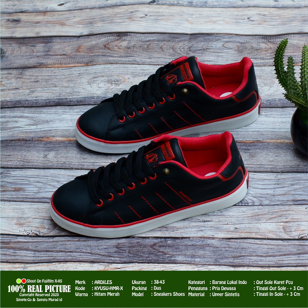 SEPATU SNEAKER PRIA DEWASA ARDILES KYUSU - FIREFOX - PUBLIX 38-43