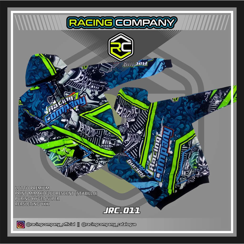Jaket Racing Original Pria / Wanita Model Hoodie | Jaket Jersey Racing Terbaru