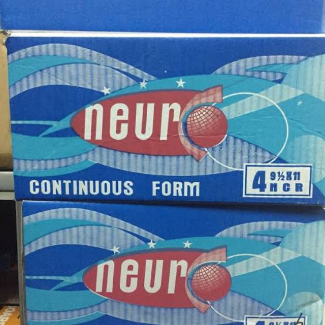 

Continuous Form 9½x11 K 4 ply Neuro