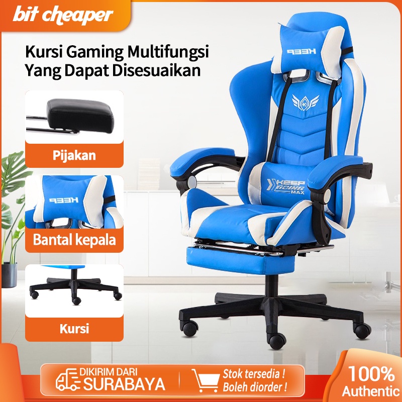 Kursi permainan/kursi kantor rumah/kursi siswa/kursi komputer/kursi pc/kursi gamer/kursi gaming/kursi fantech